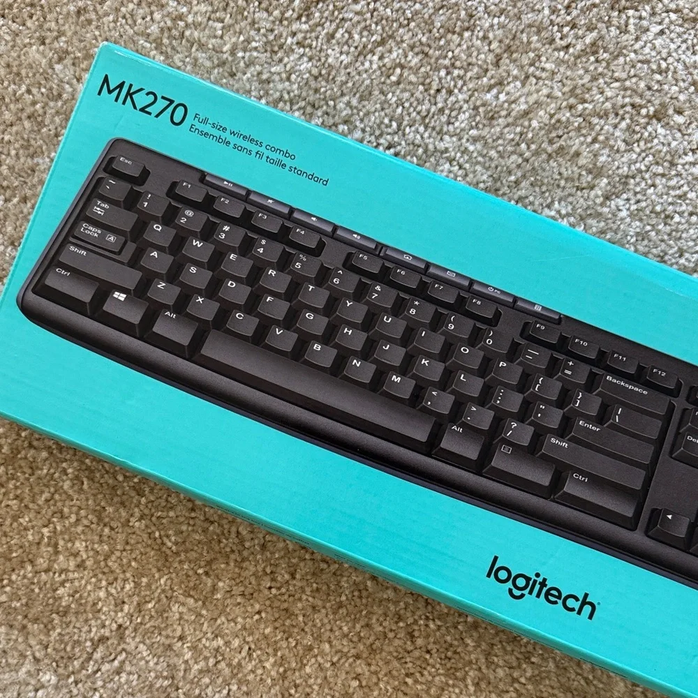 MK270 Wireless Keyboard and Mouse Combo